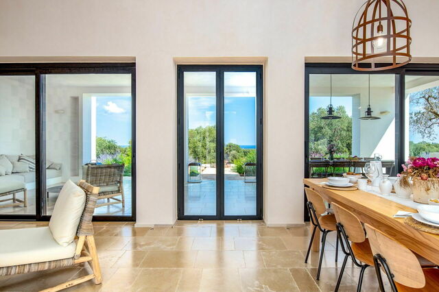 Vistas desde el salón de Villa Orama Relais