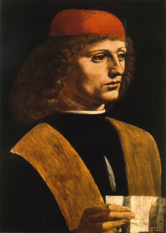 Retrato de un músico, Da Vinci
