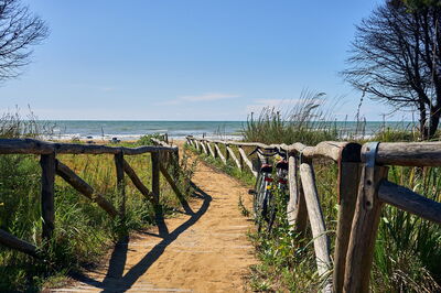Paseos por la playa de Bibione