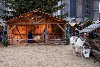 Pesebre en Greccio de Giotto