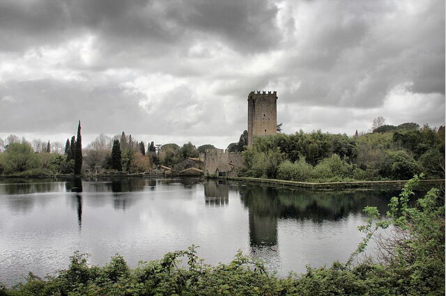 Ruinas en Ninfa