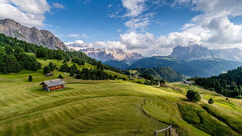 Un prado de montaña, Italia