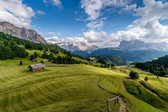 Un prado de montaña, Italia