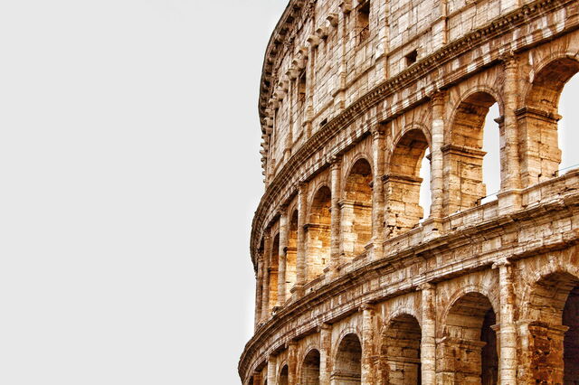 Muros exteriores del Coliseo