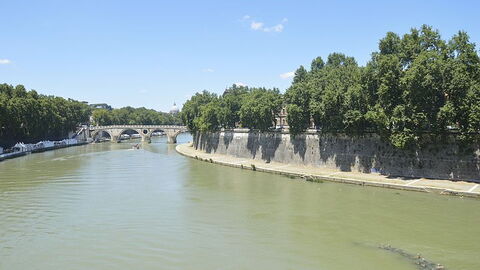 Vista del río Tíber