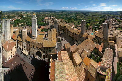 Vista de San Gimignano