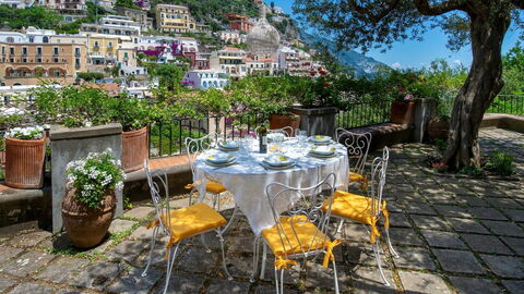 Villa Deli, terraza