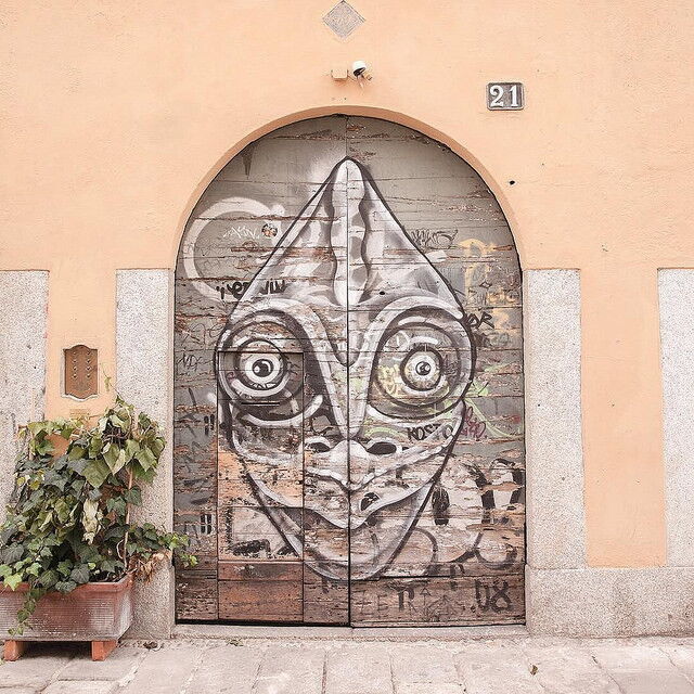 Arte callejero, Milán