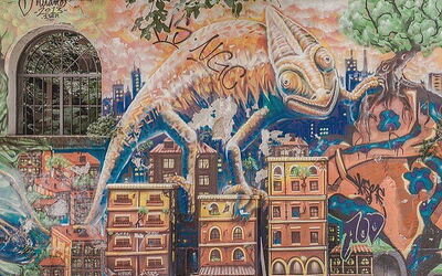 Arte en la calle en Milán