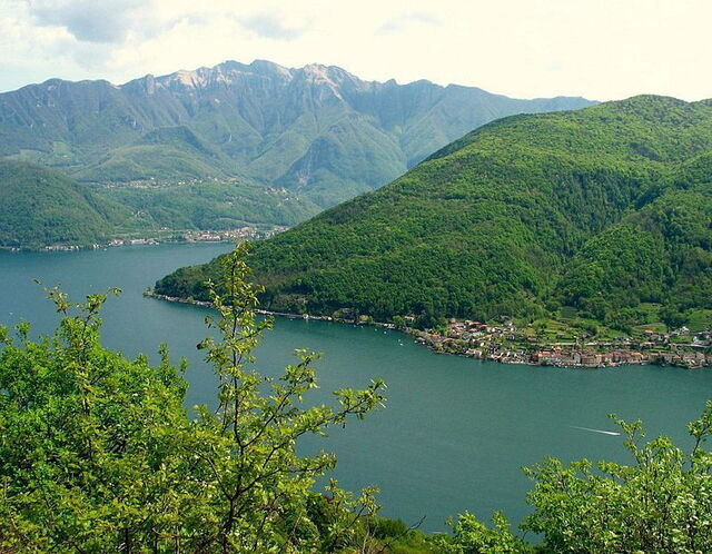Lago de Lugano y el Monte San Giorgio