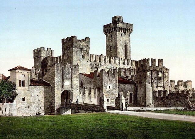 Castillo Scaliger, 1900