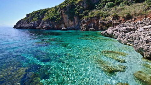 El agua clara de Lo Zingaro
