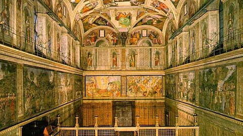 la Capilla sixtina de Michelangelo
