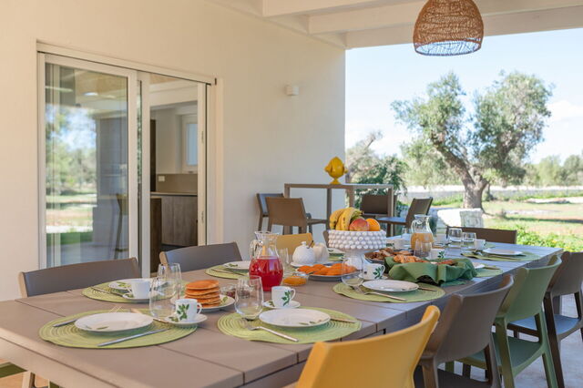 Trullo Brenda, Terraza