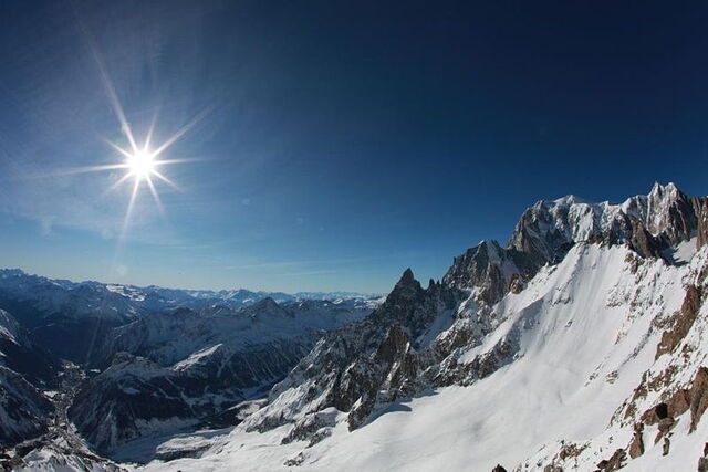 gran altura en pistas de courmayeur