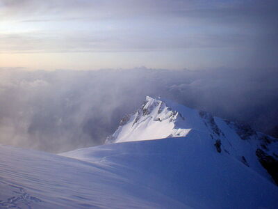 cumbre de mont blanc
