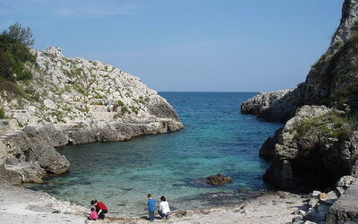 La bonita costa de Apulia