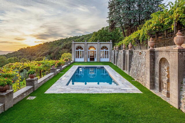 Villa Torreone, piscina