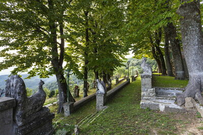 Villa Torreone, jardín