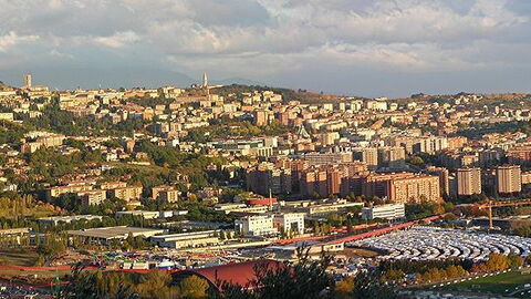 Vista de la ciudad de Perugia