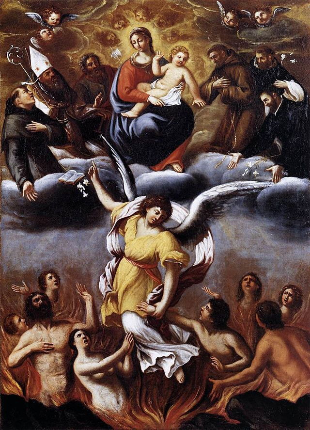 pintura del purgatorio