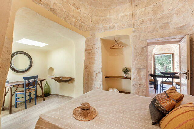 Trulli de Grieco, dormitorio