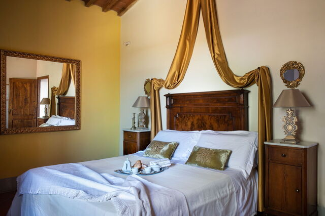 Villa Fabbri, dormitorio