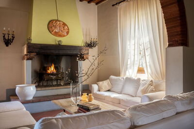 Villa Fabbri, sala de estar