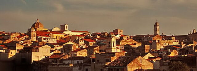 Sassari al atardecer