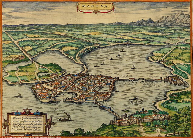 Mapa del Ducado de Mantua