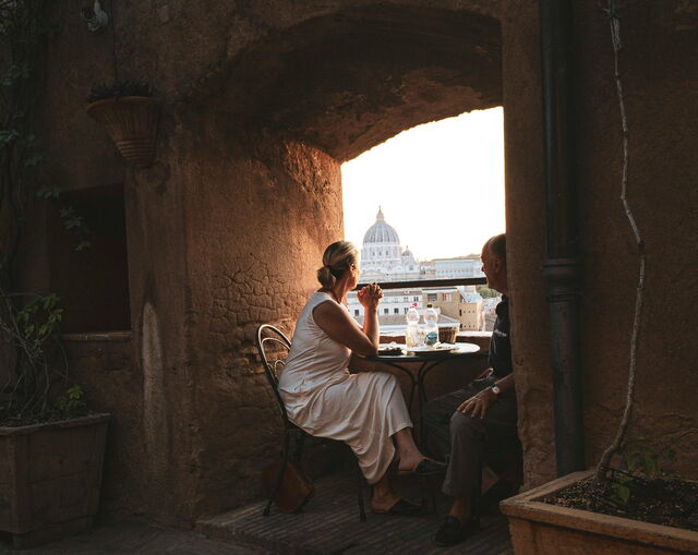 Comer en Roma