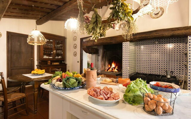 Cocina de La Casa di San Romolo