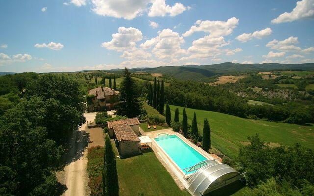 Vista aérea de Villa Venanzo