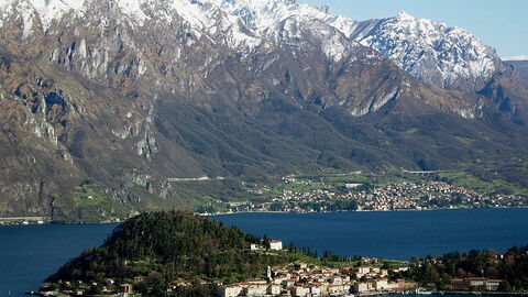 El bonito lago Como