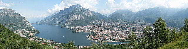 Vista del Lago Como