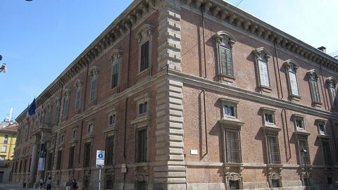 Vista de la Galería de Brera
