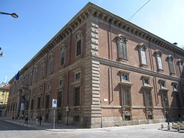 Vista de la Galería de Brera