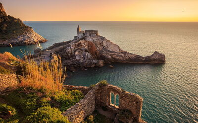 Porto Venere, puesta de sol
