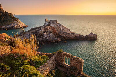 Porto Venere, puesta de sol