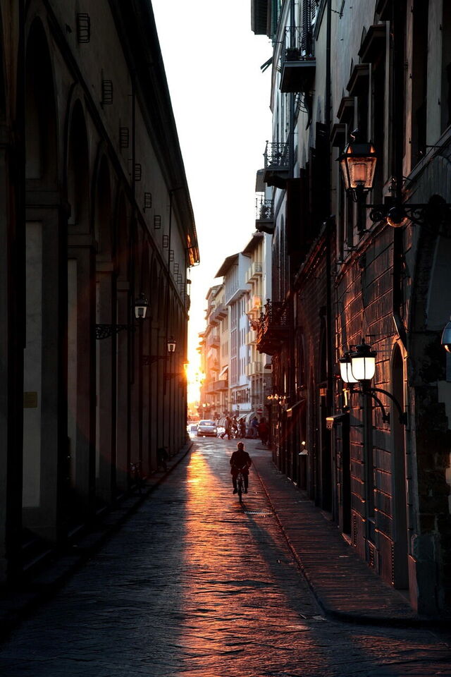 Una calle de Florencia