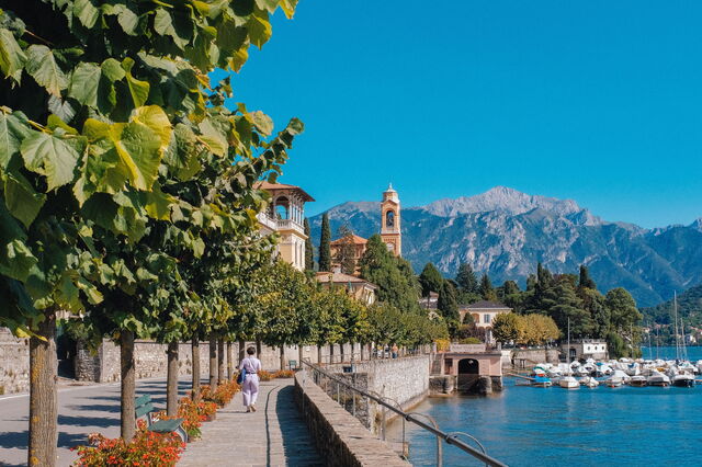 A orillas del lago Como