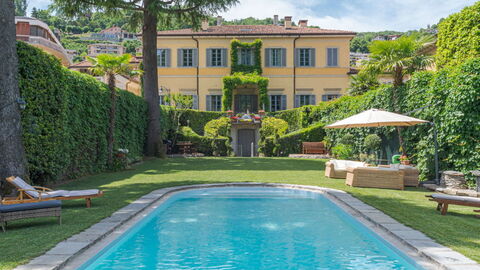 Villa Gallietta, piscina y jardín