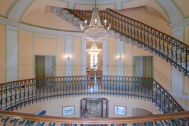 Villa Gallietta, escaleras