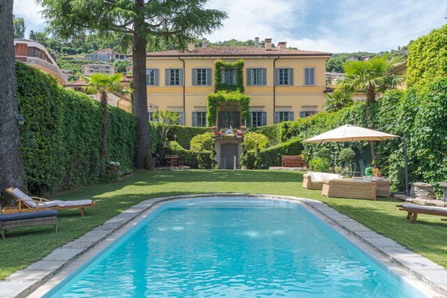 Una de las suites de Villa Gallietta