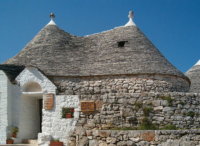 Ejemplo de Trulli en Alberobello