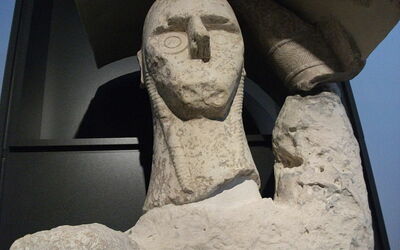 Escultura de boxeador