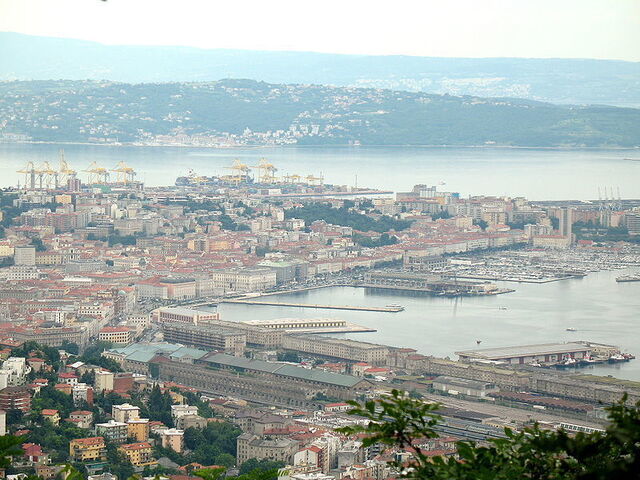 Vista sobre Trieste