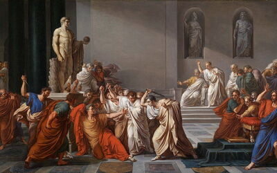 La Muerte de César, de Camuccini