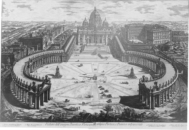 Plaza de San Pedro, Piranesi