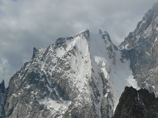 Vista de Aiguille Blanche de Peuterey